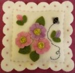 Road Side Roses Pincushion Kit
