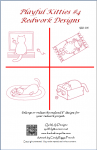 Playful Kitties #4 Redwork Designs