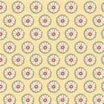 Jumbo Vintage Flower  00052 Yellow
