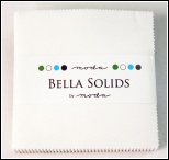 Bella Solids White Charm Pack