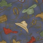 Horsin Around Flannel - Denim Ropes