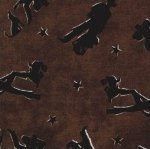 Midnight Cowboy - Silhouette on Brown