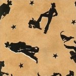 Midnight Cowboy - Silhouette on Tan