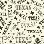 Deep in the Heart of Texas Cream with Black