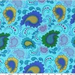 Grand Bazaar Playful Paisley Turquoise SKU# DS5067-TURQ-D