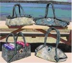 Aunties Two Pattern FORTUNE COOKIE BAGS AND BASKETS