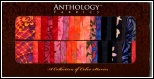 Batik Strips from Anthology Fabrics - Red & Black - BA212-09