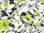 Fantasia Flowers - white/green/black (120037) 