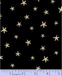 By The Sea Stars - gold/black  (120312)