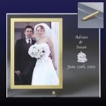 Glass Photo Frame - Gold 5x7