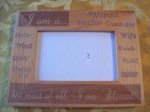 I Am Blessed Laser Engraved Frame