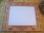 Laser Engraved Sports Frame