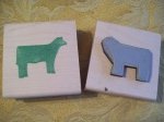 Steer Rubber Stamp