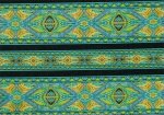 Rajasthan border stripe by Jinny Beyer - Turquoise