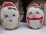 Roly poly Mr and Mrs Santas-HP1000,1001