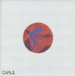 Blue Kokopelli Ornament -QRS 2