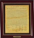 Executive Gallery image of The Declaration of Independence document 