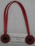 Red Leather Purse Handles from Cindys Button Company