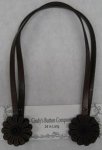 Brown Leather Purse Handles from Cindy's Button Company