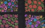 Westminster - Kaffe Fassett -  Field Bouquet Panel - GP118 Black