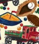 Boys will be Boys Vintage Toys on Cream