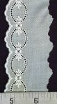 Cotton Lace Scalloped Edge - Ecru