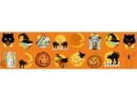 Hair Raising Halloween Fussy Cuts on Orange
