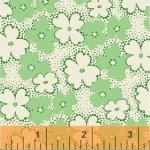 Feedsack VI - Green Stippled Flowers - Windham Fabrics