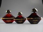 Factice Guerlain Paris Samsara TWO Factice Perfume Display Bottles PLUS one Perfume Bottle JH139