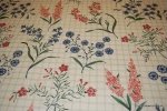 Chintz Vintage 3 YARD PIECE Waverly Floral Check Chintz Drapery Cotton Fabric REM-Z137 Orig Price $117 SALE $19.99 WHOLE Piece