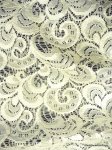 Lace Sheer Embroidered Scallop Lace Ivory Curtain Fabric Drapery Fabric LDSO508