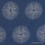 Sea Urchin Kelly Wearstler Groundworks HIGH END Graphic Atomic Sunburst Sputnik Print Cotton Linen Fabric Drapery Fabric HDA024