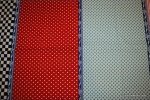 Stripe Checks Dots Geometic Wide Four Section Border Print Coordinate Cotton Fabric Quilt Fabric AC048