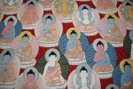 Buddha Zen Asia Alexander Henry Awesome Cotton Fabric Quiliting Fabirc Religion CR102