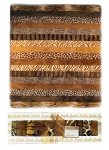 Cuddle Quilt Kit - Brown Animal Prints