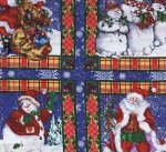 Snowman Christmas for Blue Hill Fabrics