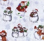 Snowman Christmas for Blue Hill Fabrics