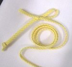 Spaghetti Bias Tubing - Yellow Check