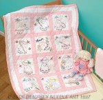 9 in. Nursery Quilt Blocks - Girls