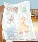 Crib Quilt Top - Jungle Fun