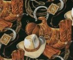 Round Up Cowboy Gear Black - 6126B