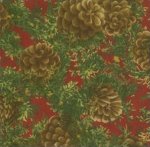 Pinecones Red - 32282 13