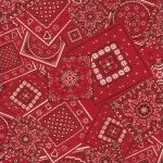Bunk House Bandana Real Red - 15490 40