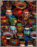 Southwest/Desert Bloom Clay Pots - C6323