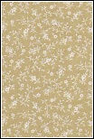 Wide Backing White on Tea Dye Small Floral