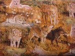 Territorial Trail Scenic Wolves Sitting