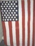 AMERICAN FLAG VINTAGE NAVAJO RUG