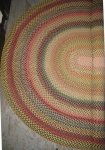BRAIDED OVAL LARGER RUG autumn colors