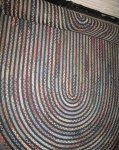 BRAIDED OVAL narrow strips mostly Blue