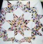 BROKEN STAR, made of prints, king size